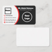 Moderne Visitenkarte (Vorne/Hinten)