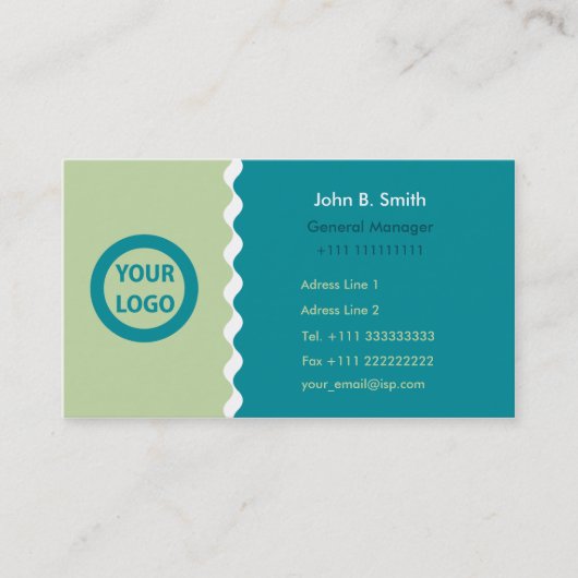 Moderne Visitenkarte 002 (Vorderseite)