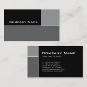 Moderne Visitenkarte-Bau-Grau-Streifen Visitenkarte (Vorne/Hinten)