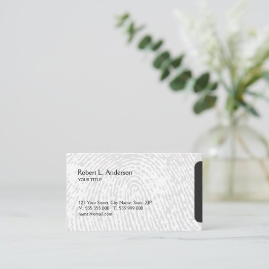 Moderne Visitenkarte der (Stehend Vorderseite)