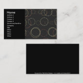 Moderne Visitenkarte der Kreis-#2 (Vorne/Hinten)