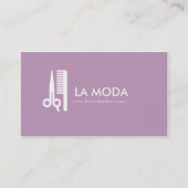 Moderne Visitenkarte | Friseursalon / Stylist (Vorderseite)