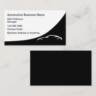 Moderne Visitenkarte für Automotive-Unternehmen