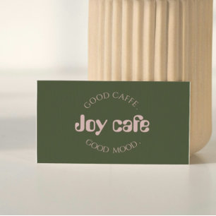 Moderne Visitenkarte für Coffeeshops Café-Brandi