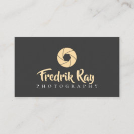 Moderne Visitenkarte für Fotografen