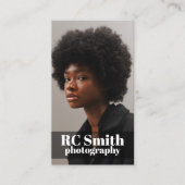 Moderne Visitenkarte für Fotografen (Vorderseite)