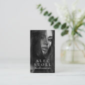 Moderne Visitenkarte für Fotografen (Stehend Vorderseite)