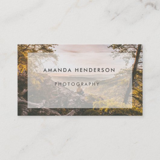 Moderne Visitenkarte für kundenspezifische Hinterg (Vorderseite)