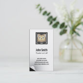 Moderne Visitenkarte für Lehrer (Stehend Vorderseite)