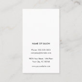 Moderne Visitenkarte für Massagetherapeuten (Rückseite)