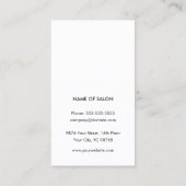 Moderne Visitenkarte für Massagetherapeuten (Rückseite)