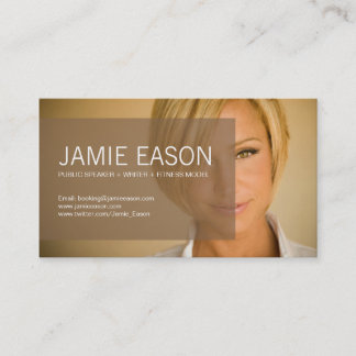 Moderne Visitenkarte - Jamie Eason