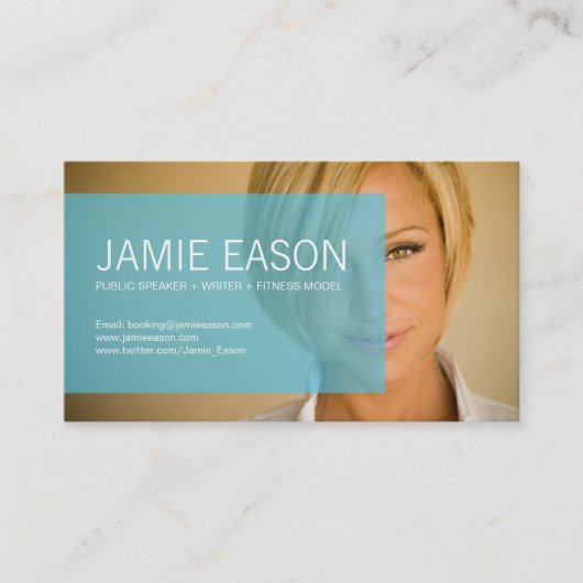 Moderne Visitenkarte - Jamie Eason (Vorderseite)
