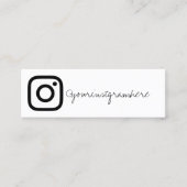 moderne Visitenkarte Kristallgeode Sozialmedien (Vorderseite)