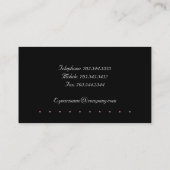 Moderne Visitenkarte - kundenspezifischer Auftrag (Rückseite)