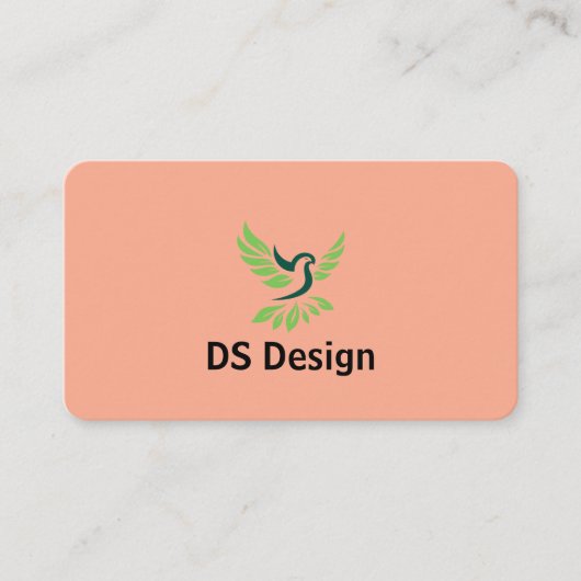 Moderne Visitenkarte mit Phoenix-Logo (Vorderseite)