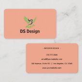 Moderne Visitenkarte mit Phoenix-Logo (Vorne/Hinten)