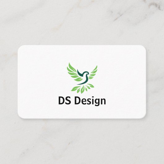 Moderne Visitenkarte mit Phoenix-Logo (Vorderseite)