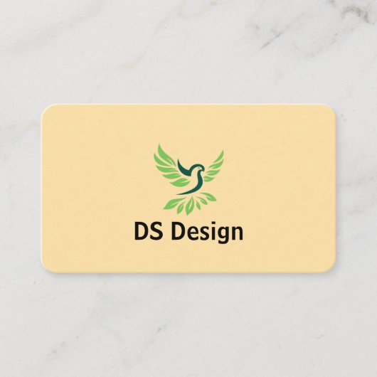 Moderne Visitenkarte mit Phoenix-Logo (Vorderseite)