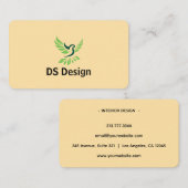Moderne Visitenkarte mit Phoenix-Logo (Vorne/Hinten)