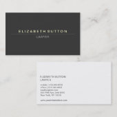 Moderne Visitenkarte | Nr. 10 (Vorne/Hinten)