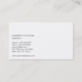 Moderne Visitenkarte | Nr. 10 (Rückseite)