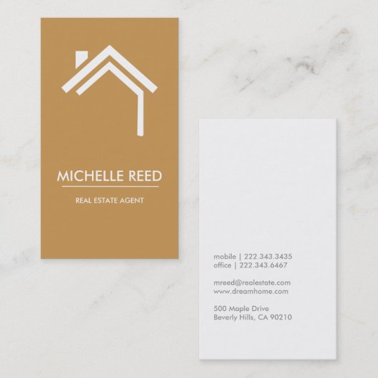 Moderne Visitenkarte | Nr. 30 (Vorne/Hinten)