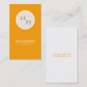 Moderne Visitenkarte | Nr. 41 (Vorne/Hinten)