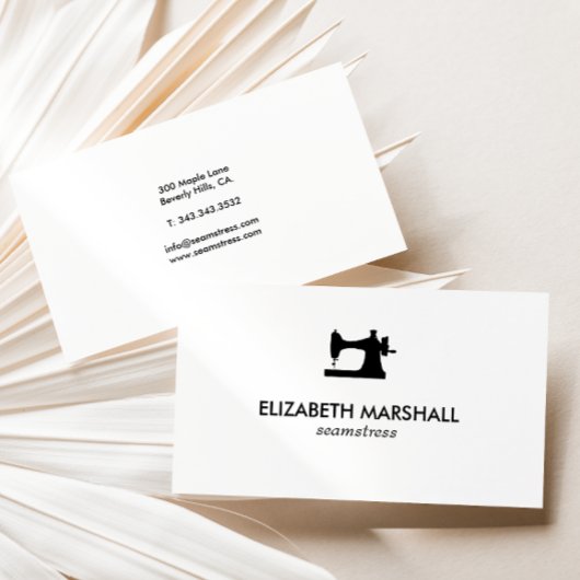 Moderne Visitenkarte Nr. 73 | Nähmaschine