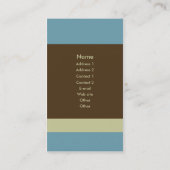 Moderne Visitenkarte-oder Visitenkarte (Rückseite)