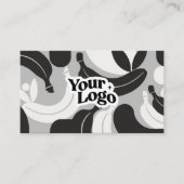Moderne Visitenkarte – QR-Code & Logo (Vorderseite)