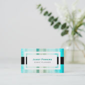 moderne Visitenkarte zur Personalisierung (Stehend Vorderseite)