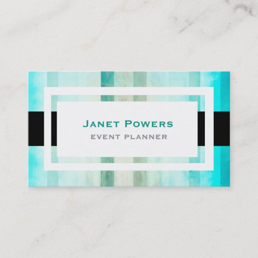 moderne Visitenkarte zur Personalisierung (Vorderseite)