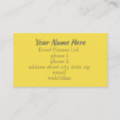 moderne Visitenkarte zur Personalisierung (Rückseite)