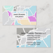 moderne Visitenkarte zur Personalisierung (Vorne/Hinten)