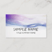 moderne Visitenkarte zur Personalisierung (Vorderseite)