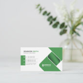 Moderne Visitenkarteentwurfsschablone Visitenkarte (Stehend Vorderseite)