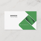 Moderne Visitenkarteentwurfsschablone Visitenkarte (Rückseite)