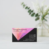 Moderne Visitenkarten für Ärzte für psychische Ges Visitenkarte (Stehend Vorderseite)