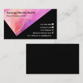 Moderne Visitenkarten für Ärzte für psychische Ges Visitenkarte (Vorne/Hinten)