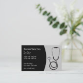 Moderne Visitenkarten für Ärzte Visitenkarte (Stehend Vorderseite)