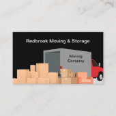 Moderne Visitenkarten für den Transport und die La Visitenkarte (Vorderseite)