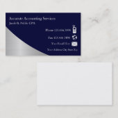 Moderne Visitenkarten für Wirtschaftsprüfer Visitenkarte (Vorne/Hinten)