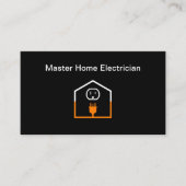 Moderne Visitenkarten im Elektrosektor Visitenkarte (Vorderseite)