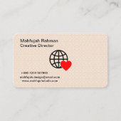 Moderne Visitenkarten | Premium Creative Branding Visitenkarte (Vorderseite)