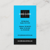 Moderne Visitenkarten Visitenkarte (Rückseite)