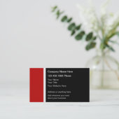 Moderne Visitenkarten Visitenkarte (Stehend Vorderseite)