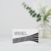 Moderne Visitenkarten Visitenkarte (Stehend Vorderseite)