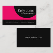 Moderne Visitenkarten Visitenkarte (Vorne/Hinten)