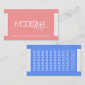 Moderne Visitenkarten Visitenkarte (Vorne/Hinten)